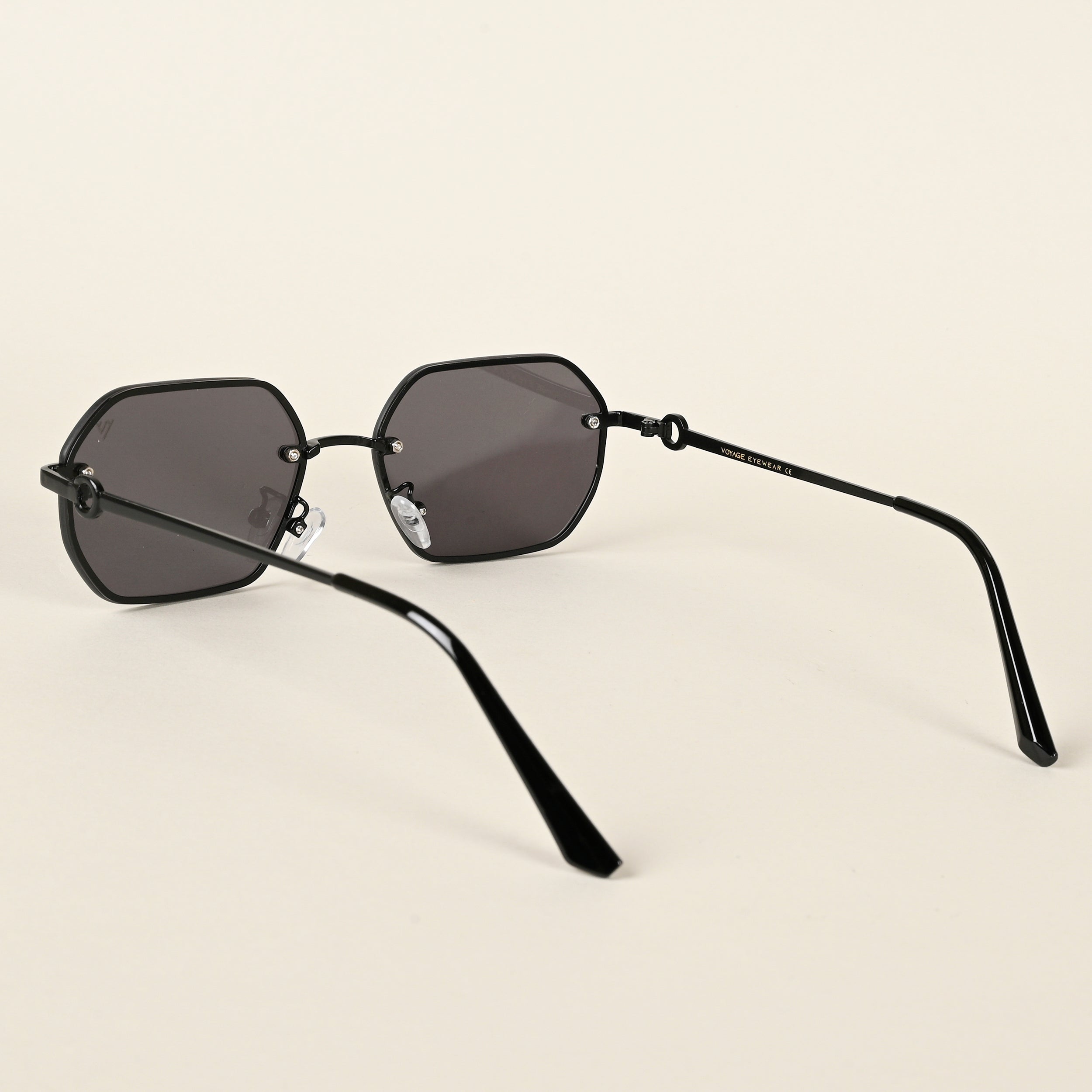 Spider Black Rectangle Sunglasses – Go Glassic