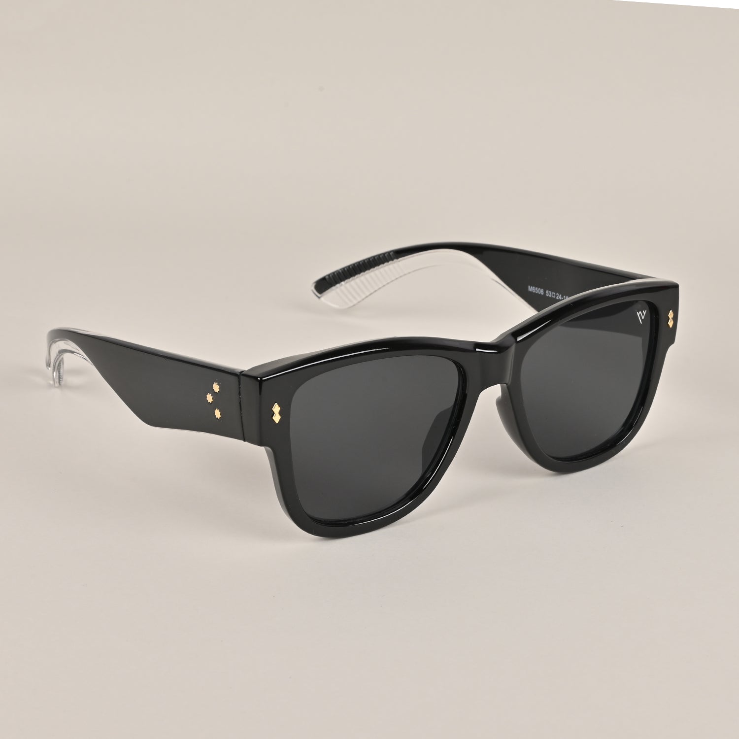 Voyage Black Oval Sunglasses - MG3825