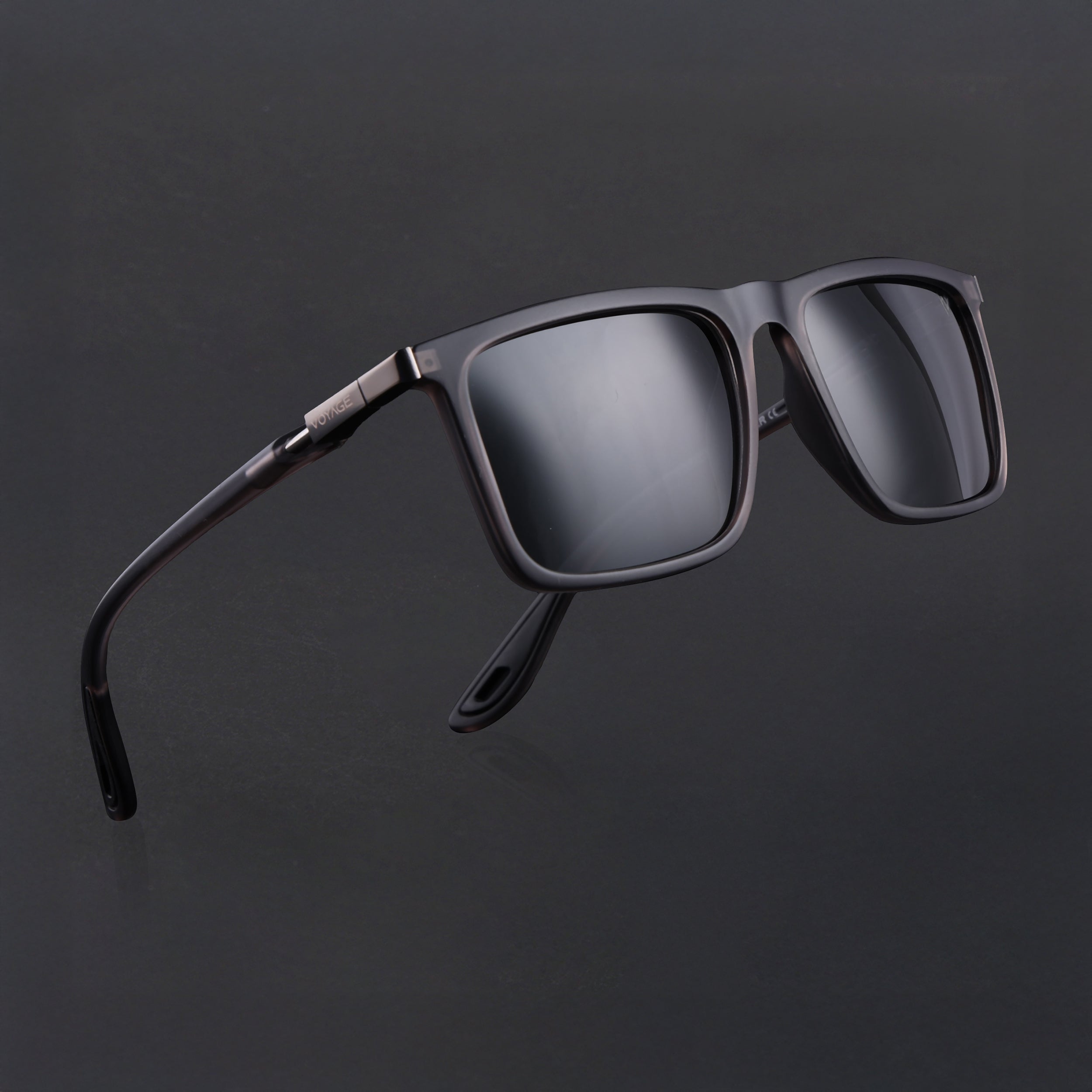 Beast 2.0 | Grey Polarized Rectangle Sunglasses | PMG6648