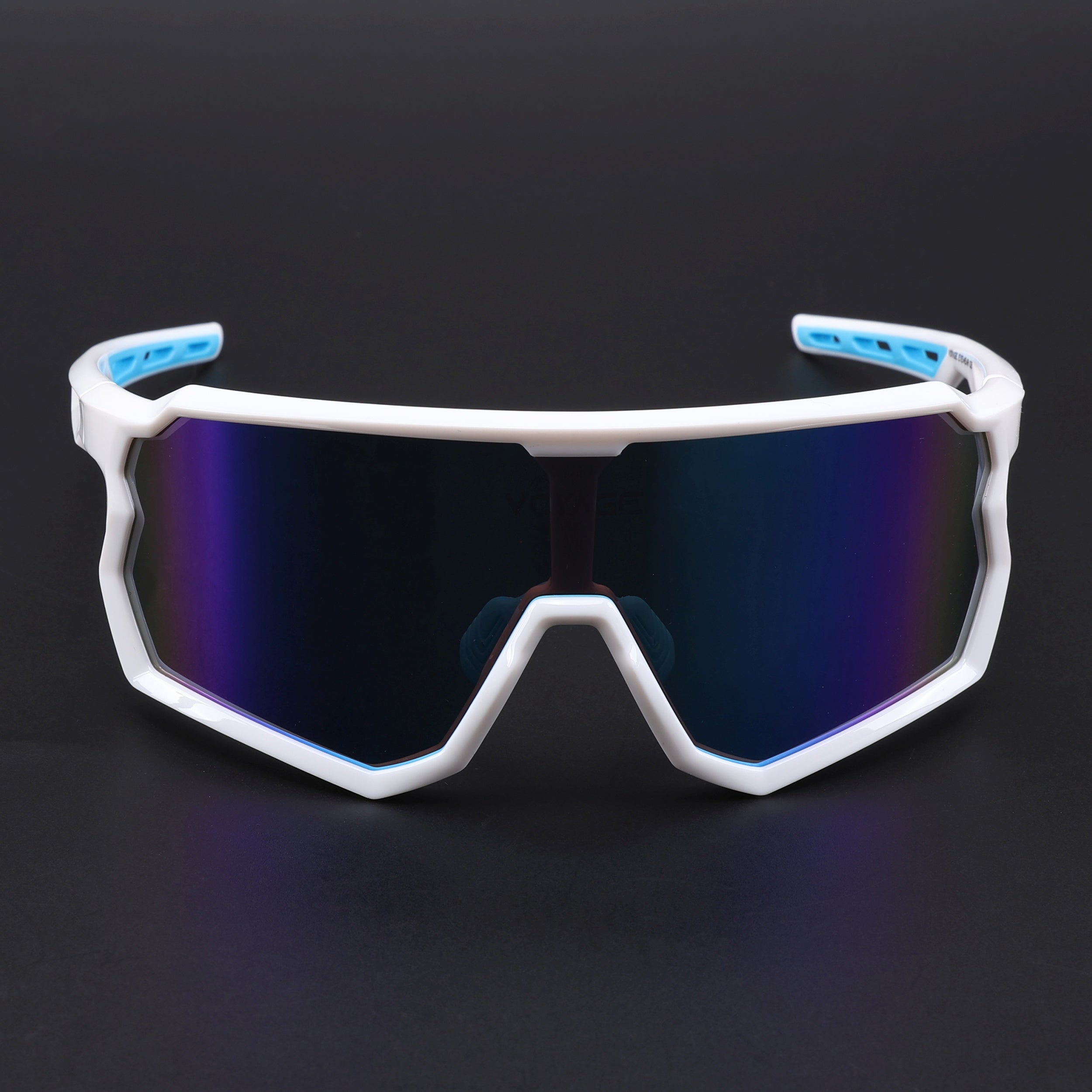 Voyage Select Drift Sunglasses (Multicolor Lens | White Frame - SLMG6337)