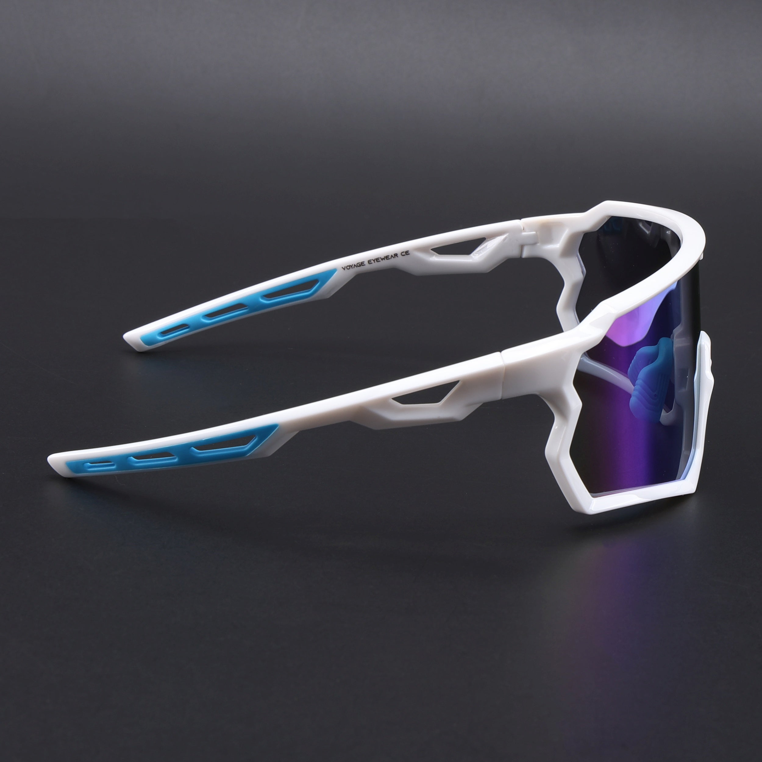 Voyage Select Drift Sunglasses (Multicolor Lens | White Frame - SLMG6337)