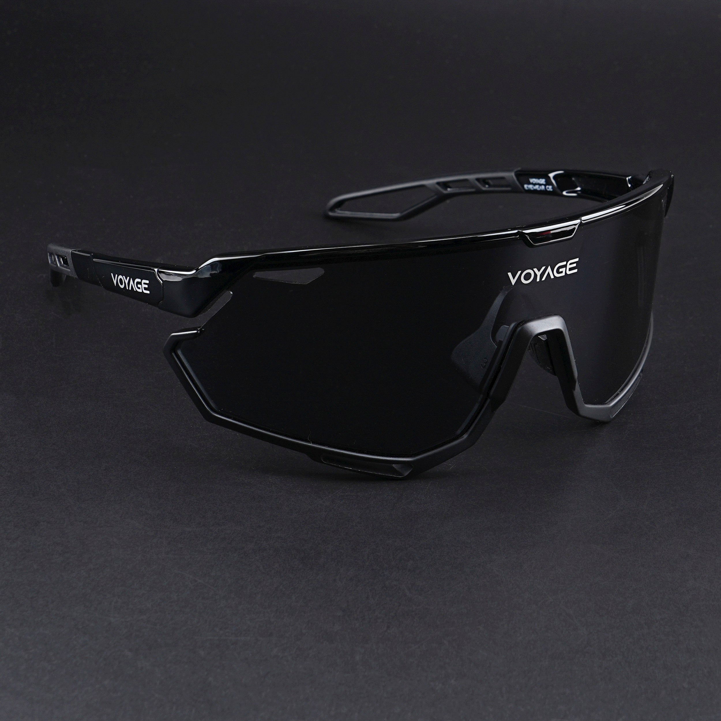 Voyage Select Drift Sunglasses (Grey Lens | Shine Black Frame - SLMG6338)