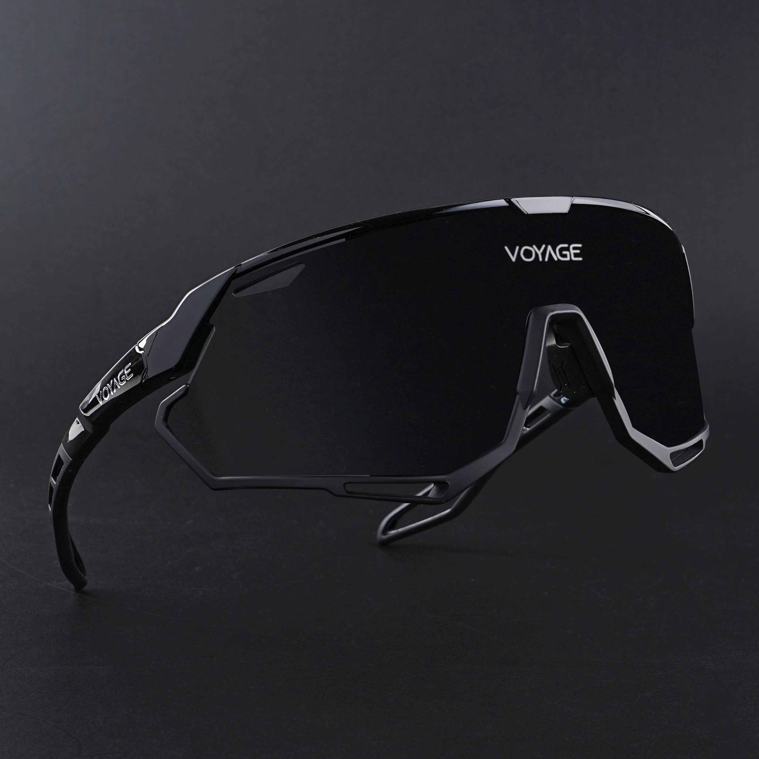 Voyage Select Drift Sunglasses (Grey Lens | Shine Black Frame - SLMG6338)