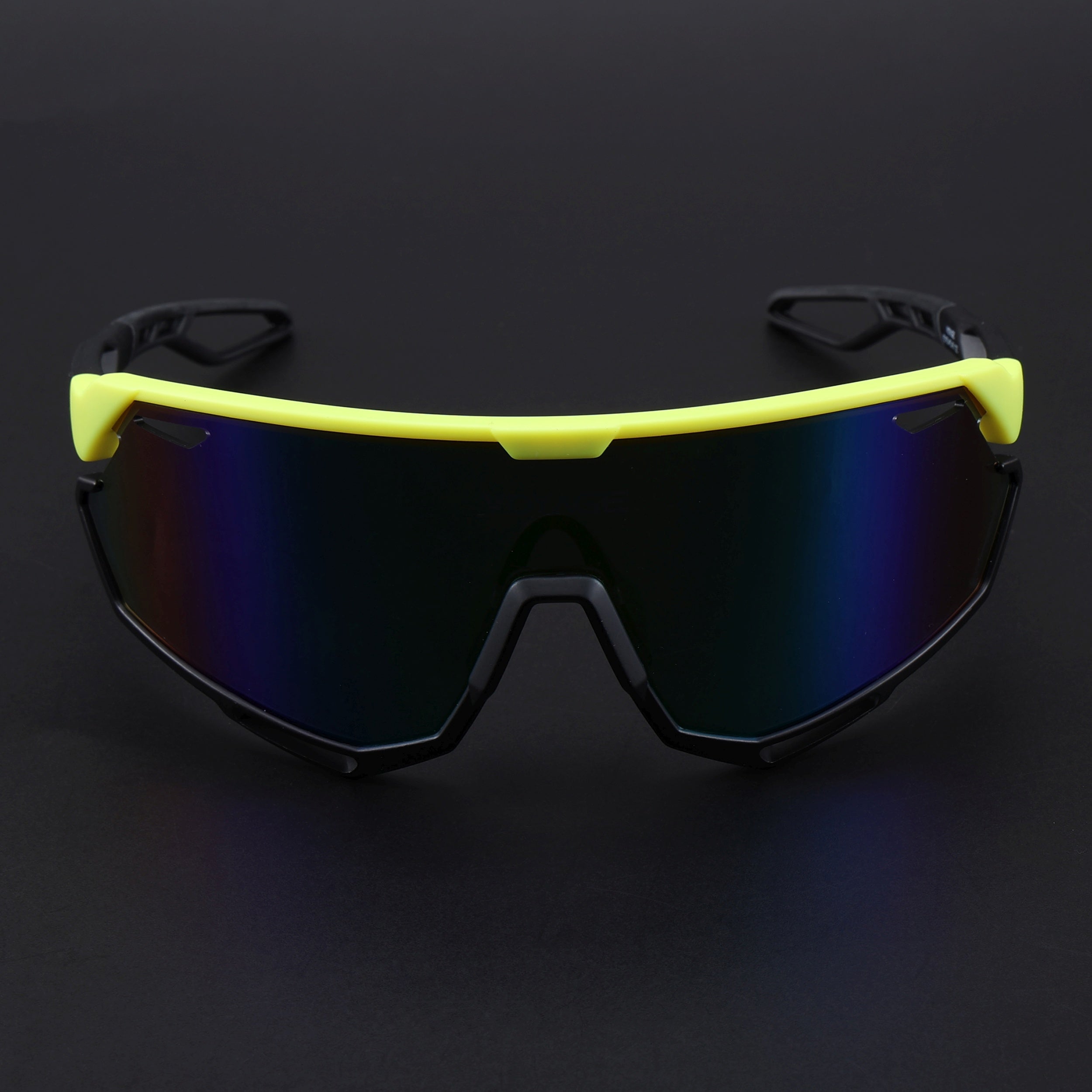 Voyage Select Drift Sunglasses (Multicolor Lens | Yellow & Black Frame - SLMG6342)