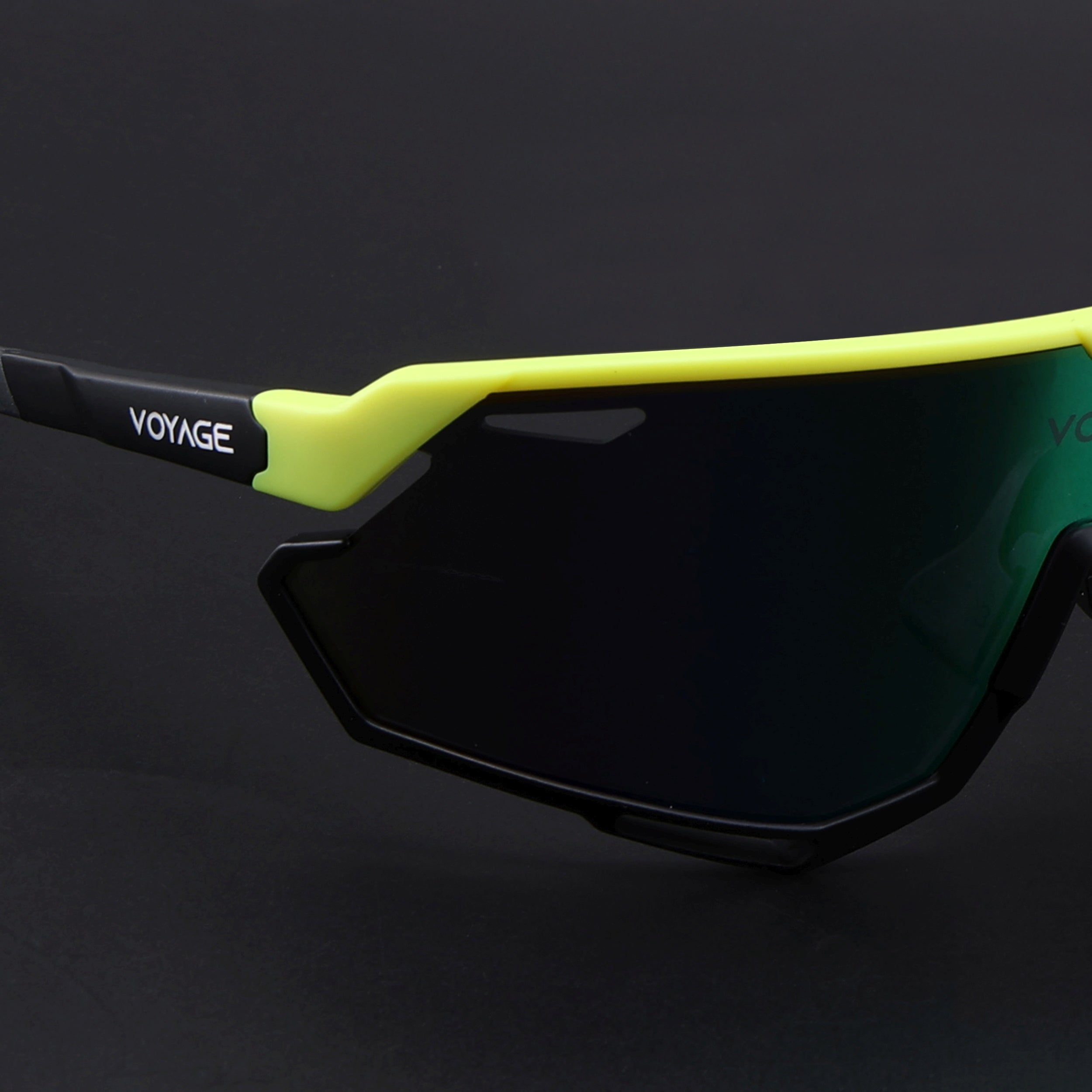 Voyage Select Drift Sunglasses (Multicolor Lens | Yellow & Black Frame - SLMG6342)