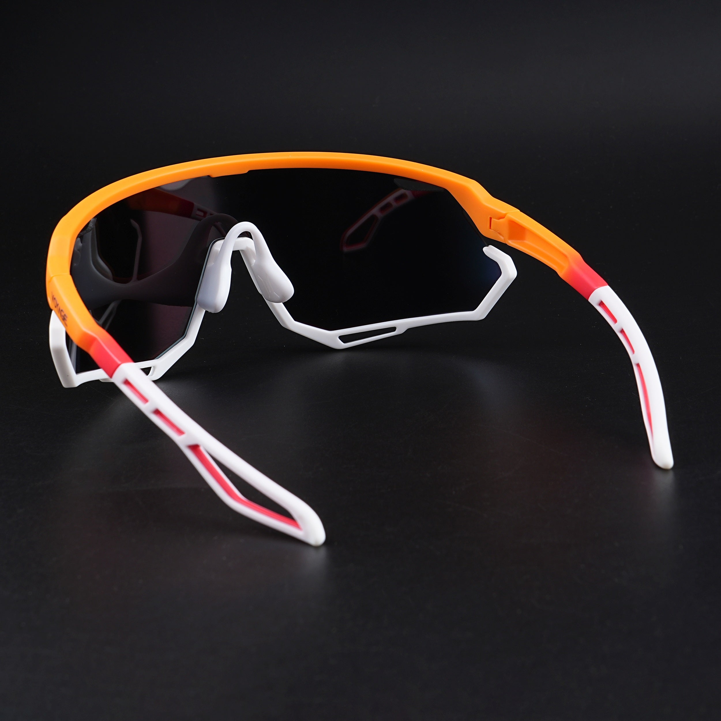 Voyage Select Drift Sunglasses (Multicolor Lens | Orange & White Frame - SLMG6343)