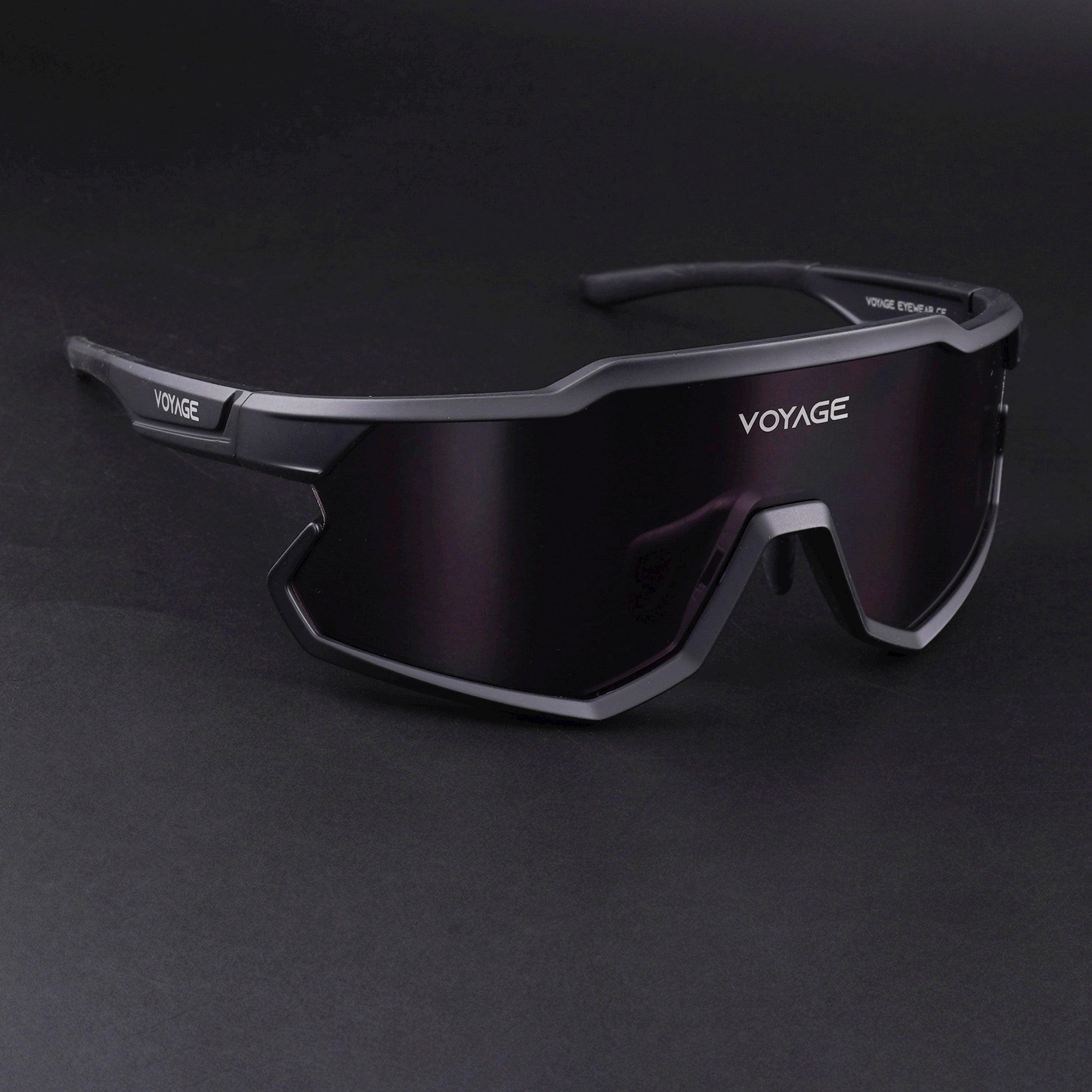 Voyage Select Drift Sunglasses (Purple Lens | Black Frame - SLMG6318)