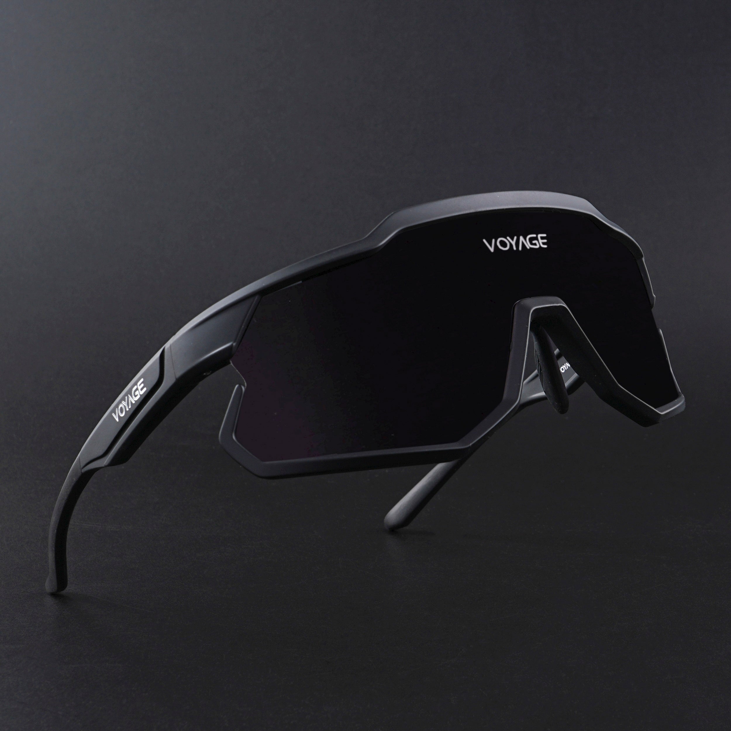 Voyage Select Drift Sunglasses (Purple Lens | Black Frame - SLMG6318)