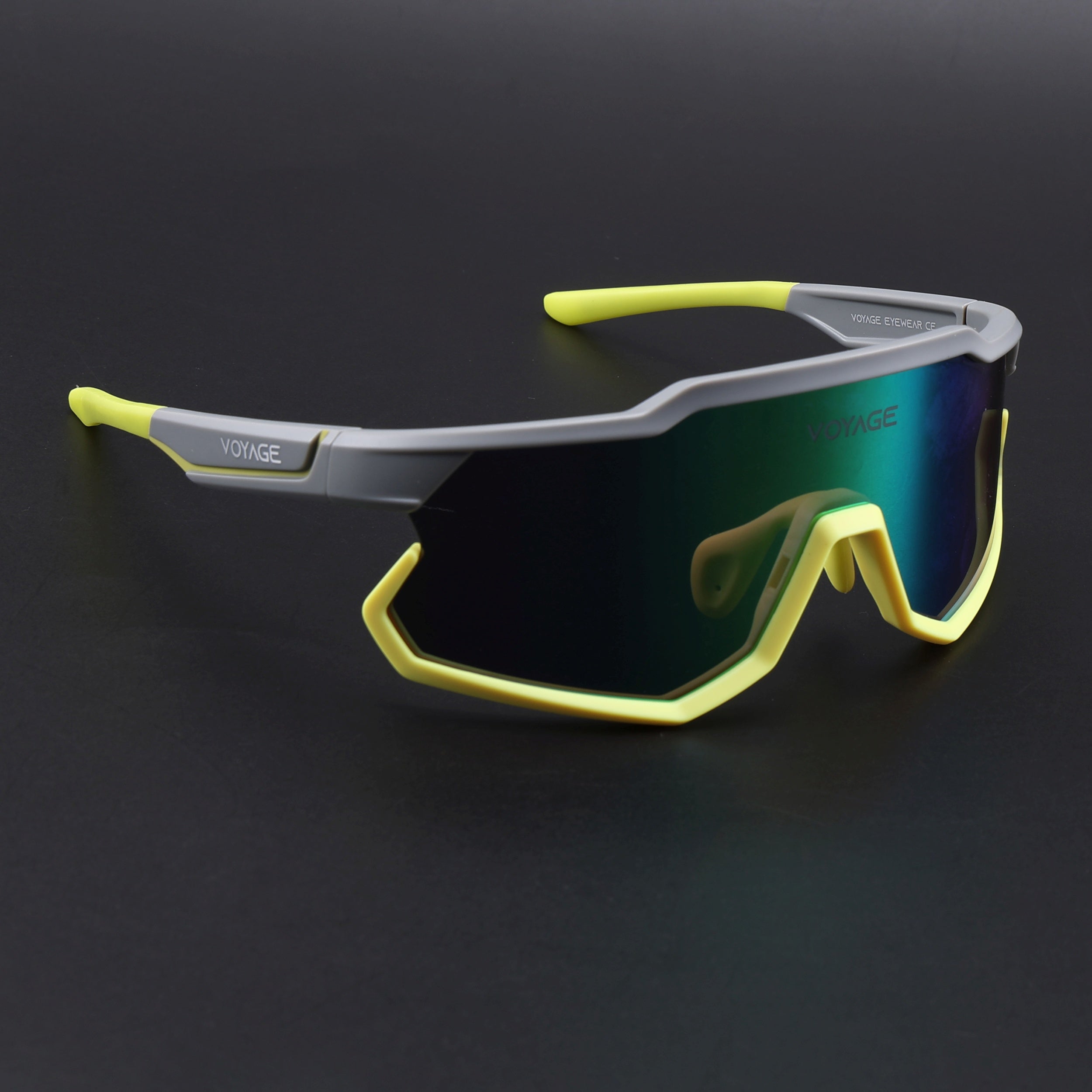 Voyage Select Drift Sunglasses (Grey Lens | Grey & Yellow Frame - SLMG6320)