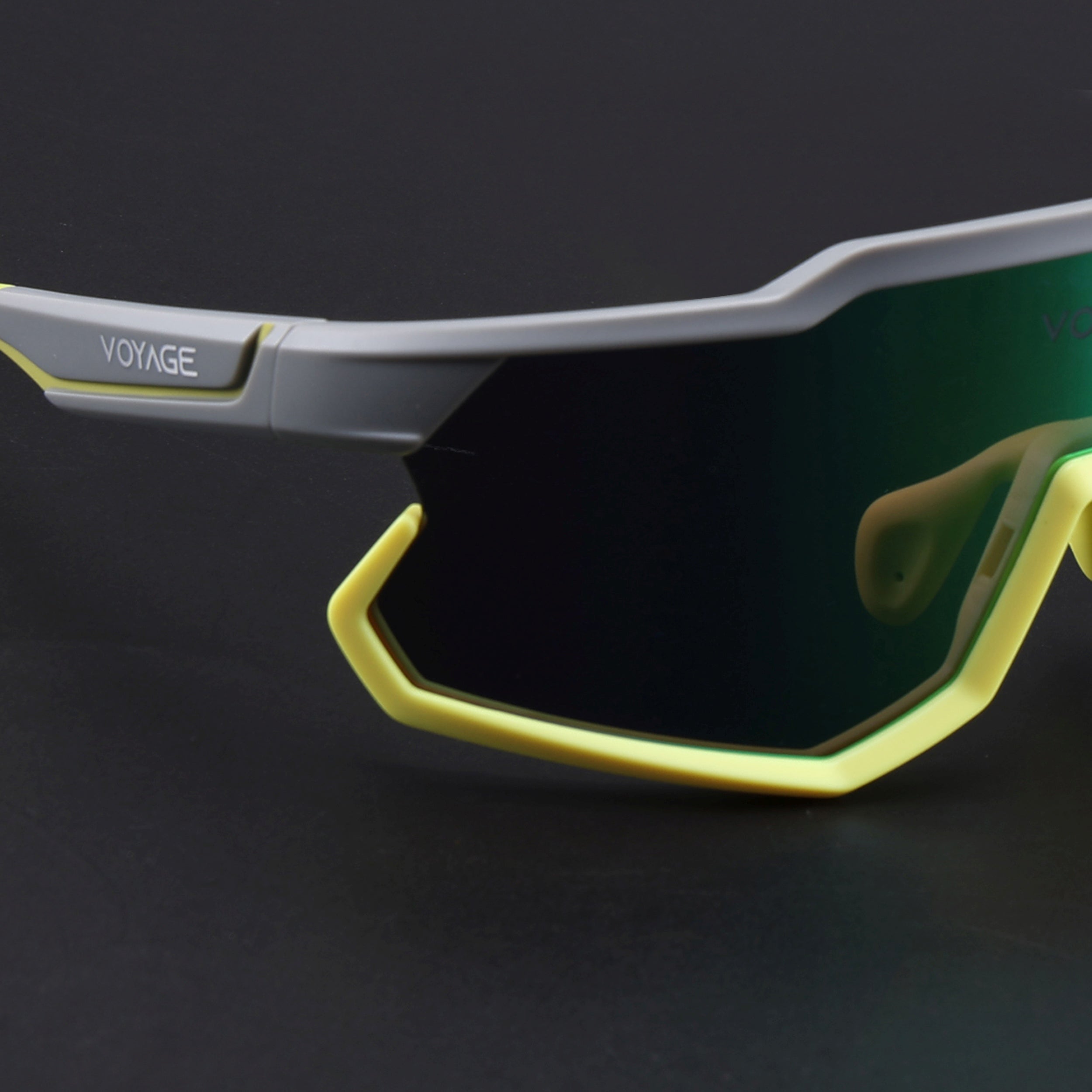 Voyage Select Drift Sunglasses (Grey Lens | Grey & Yellow Frame - SLMG6320)