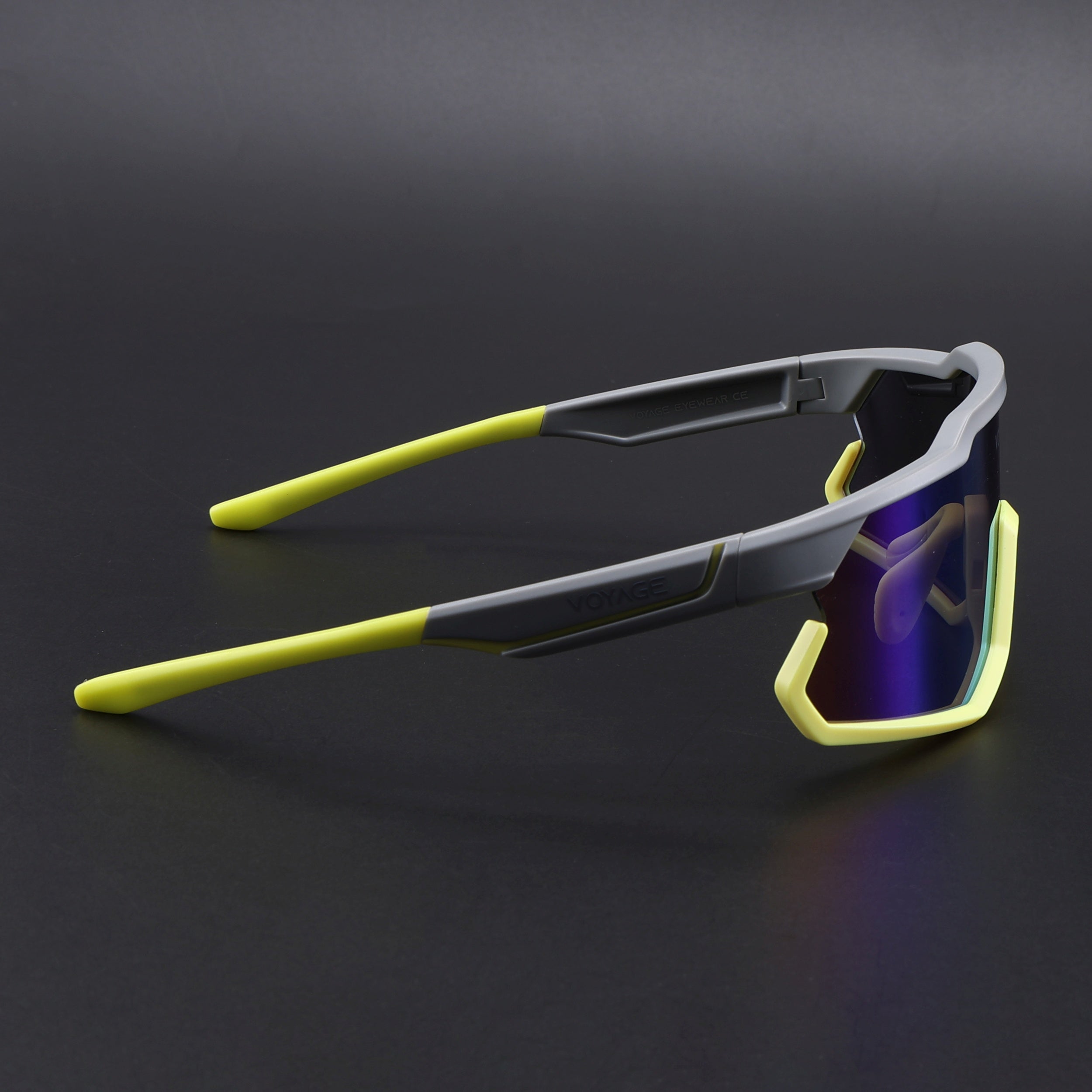 Voyage Select Drift Sunglasses (Grey Lens | Grey & Yellow Frame - SLMG6320)