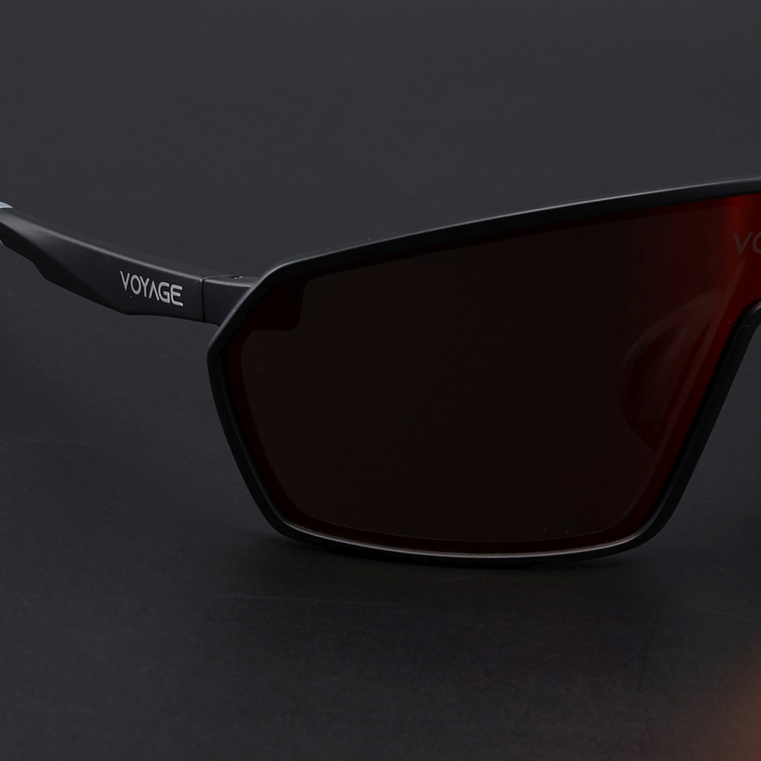 Voyage Select Drift Sunglasses (Red Lens | Matt Black Frame - SLMG6327)