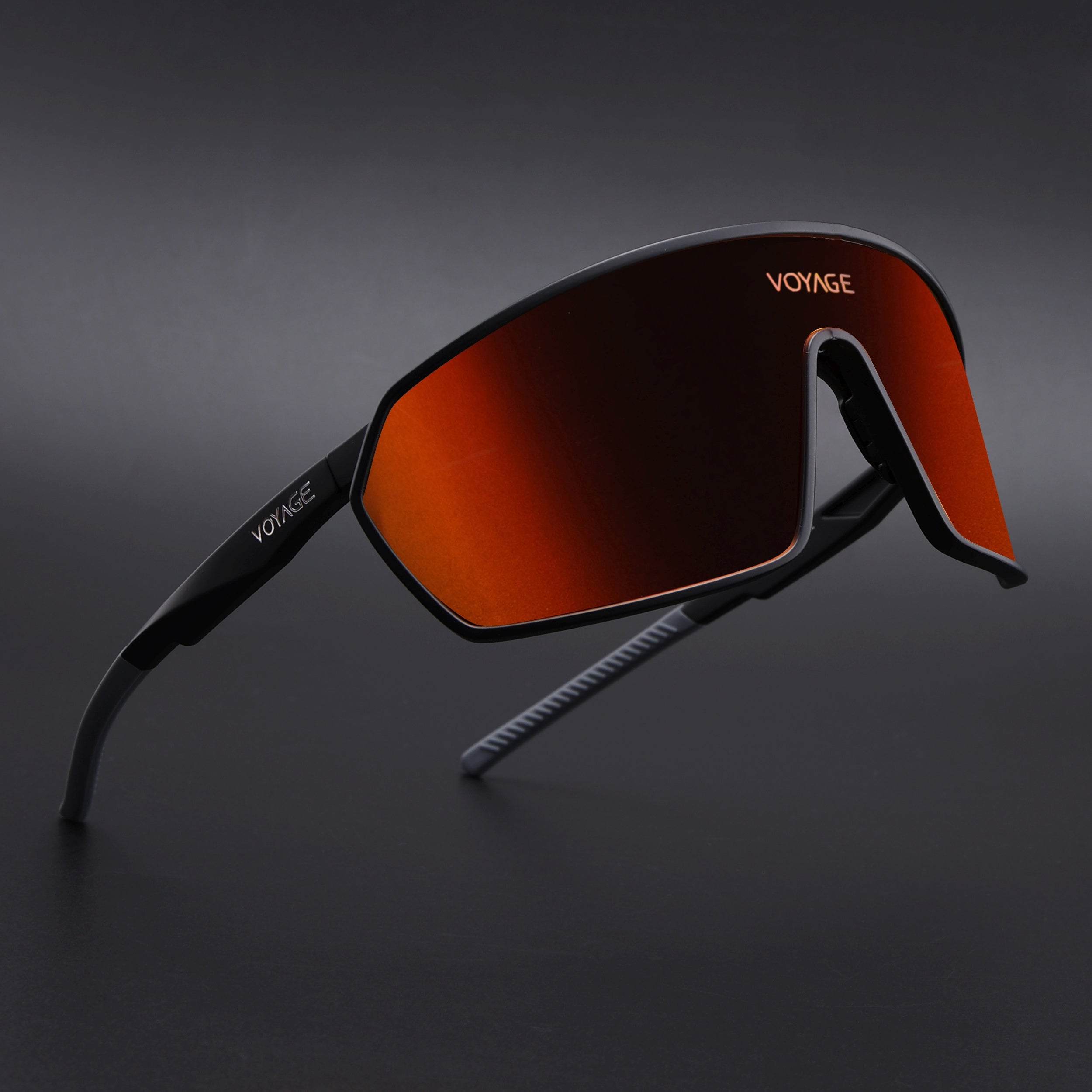 Voyage Select Drift Sunglasses (Red Lens | Matt Black Frame - SLMG6327)