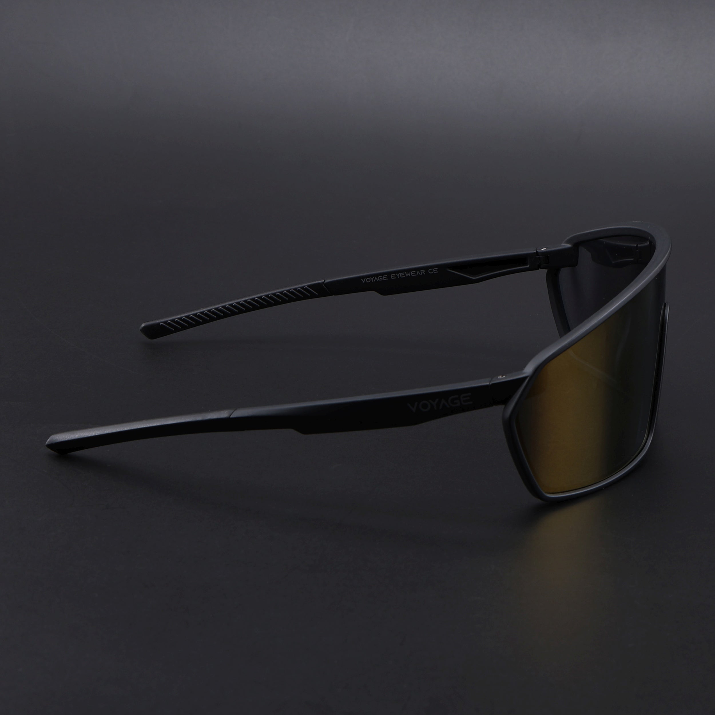 Voyage Select Drift Sunglasses (Golden Lens | Matt Black Frame - SLMG6328)