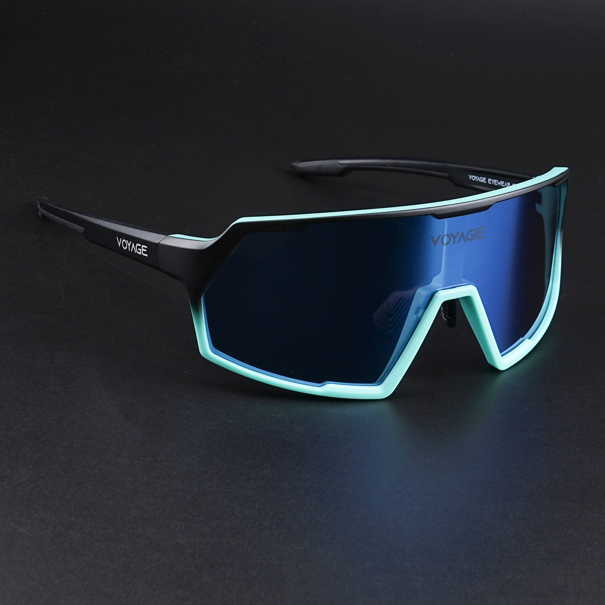 Voyage Select Drift Sunglasses (Blue Lens | Black & Sky Blue Frame - SLMG6331)