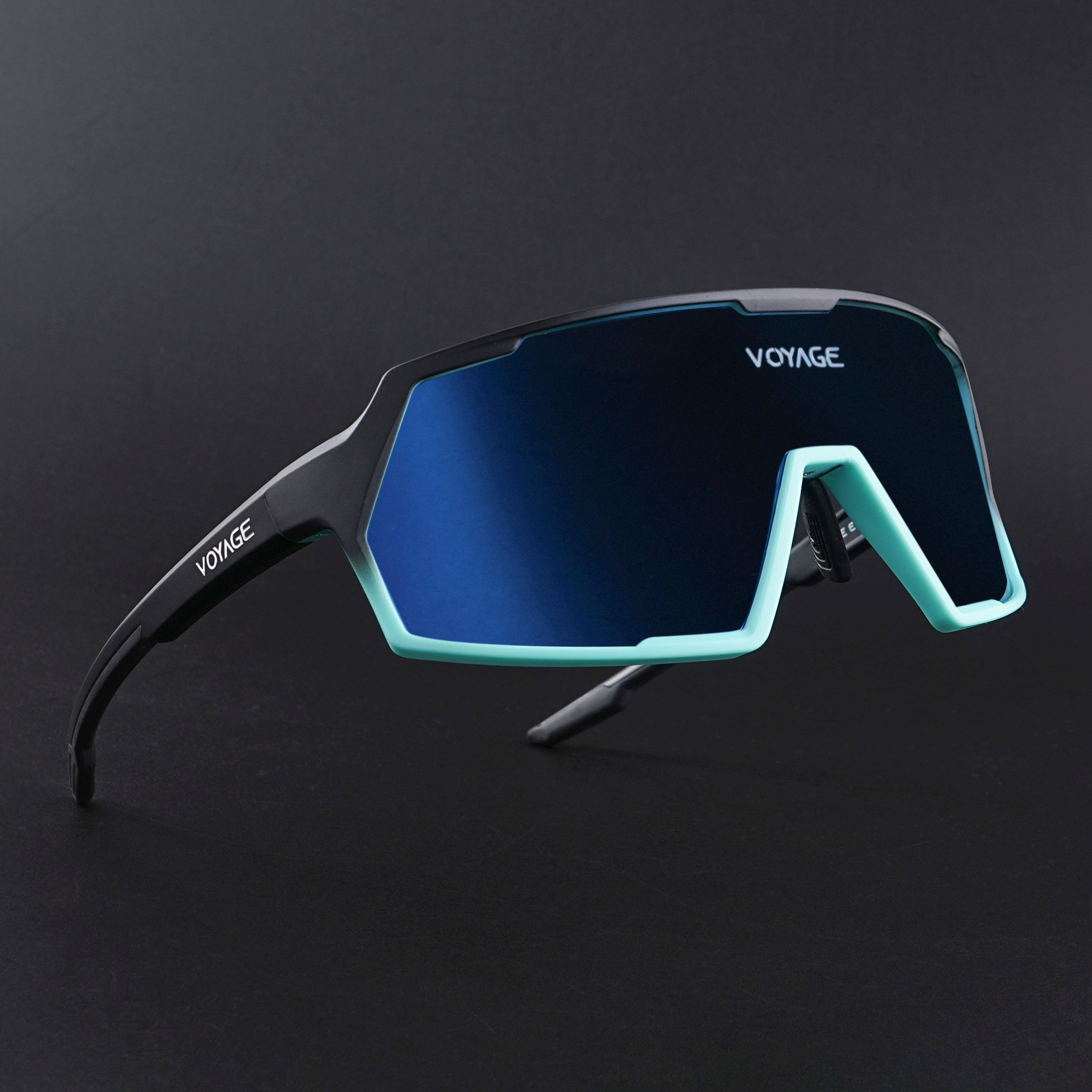 Voyage Select Drift Sunglasses (Blue Lens | Black & Sky Blue Frame - SLMG6331)