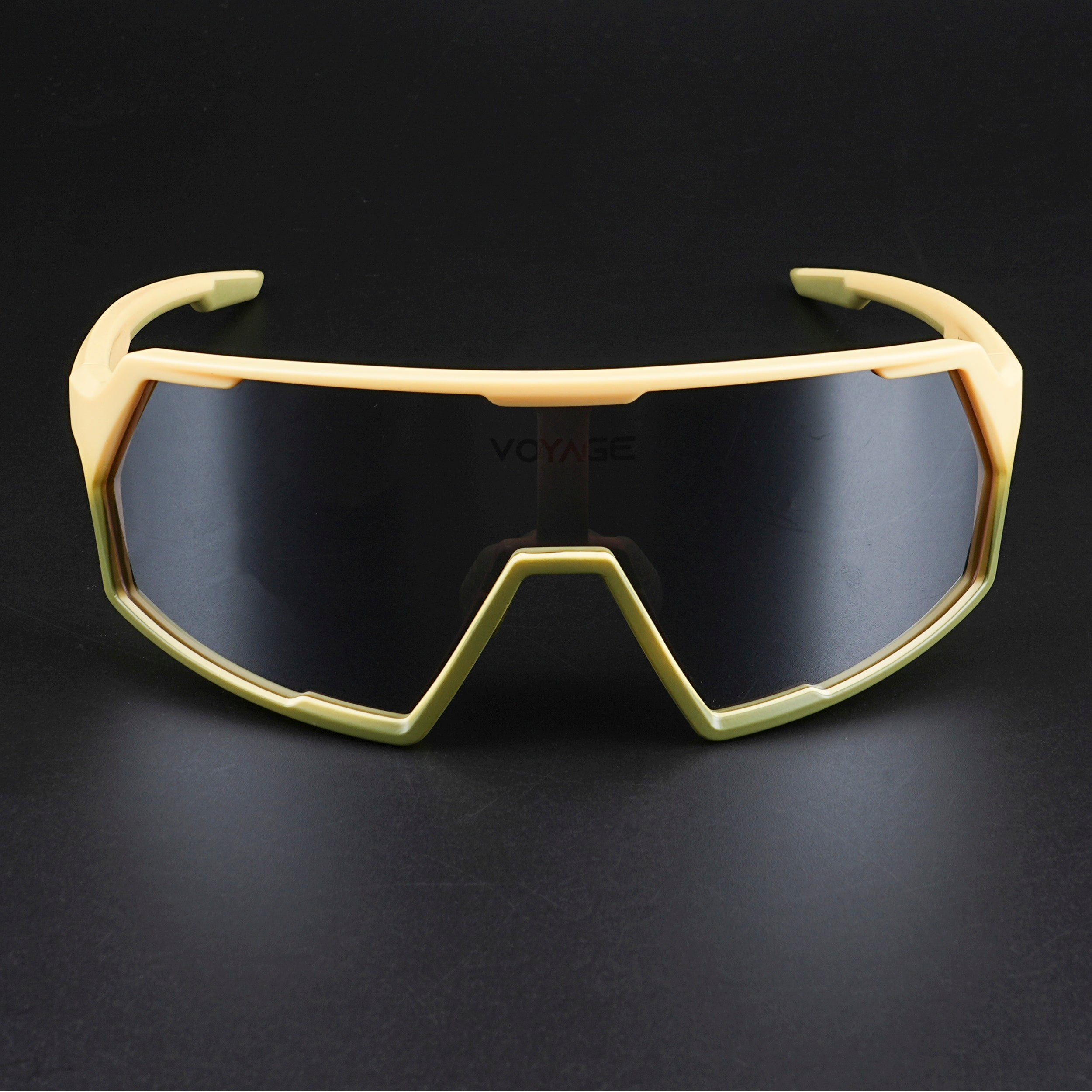 Voyage Select Drift Sunglasses (Grey Lens | Yellow & Olive Frame - SLMG6333)