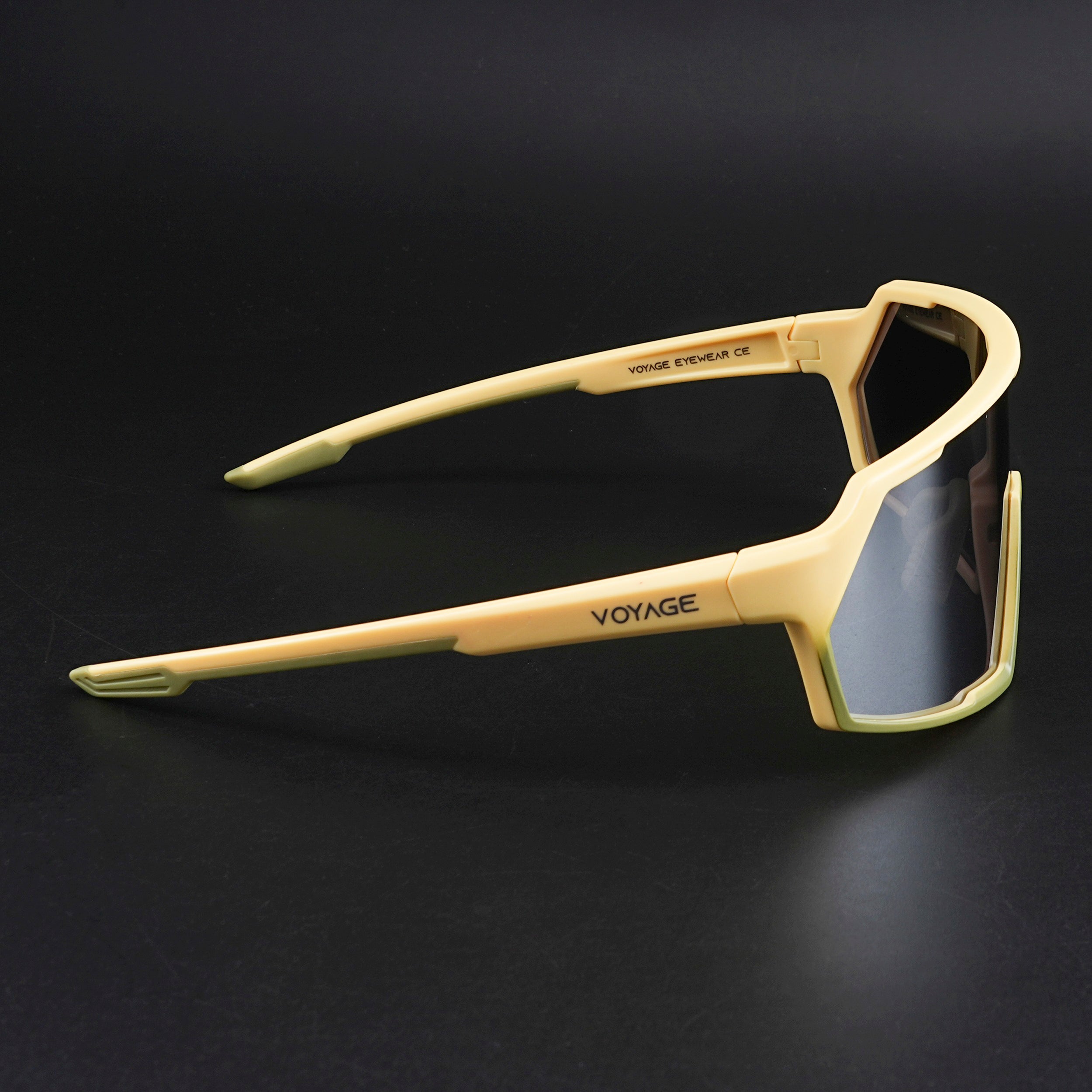 Voyage Select Drift Sunglasses (Grey Lens | Yellow & Olive Frame - SLMG6333)