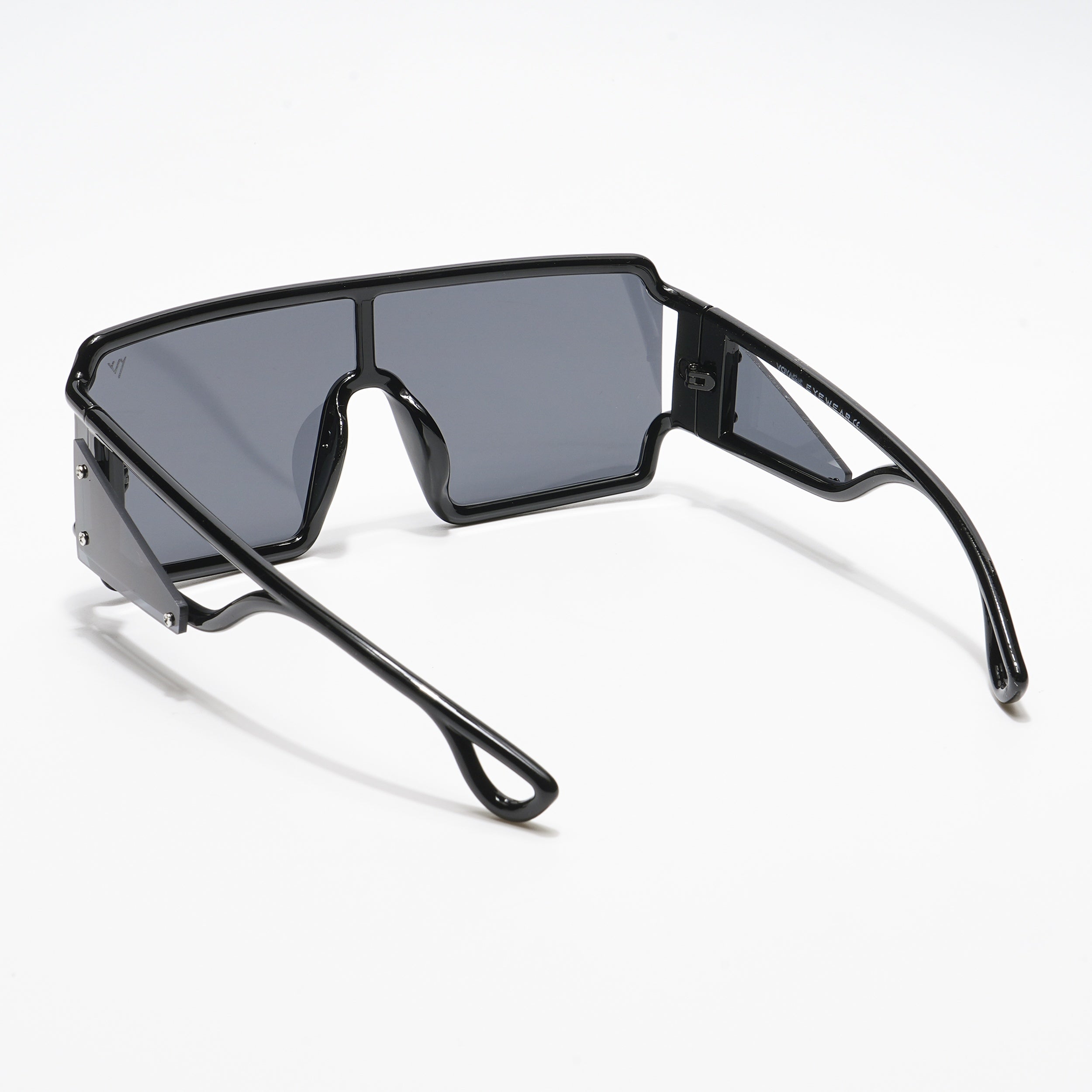 Voyage Black Wayfarer Sunglasses for Men & Women - MG4564