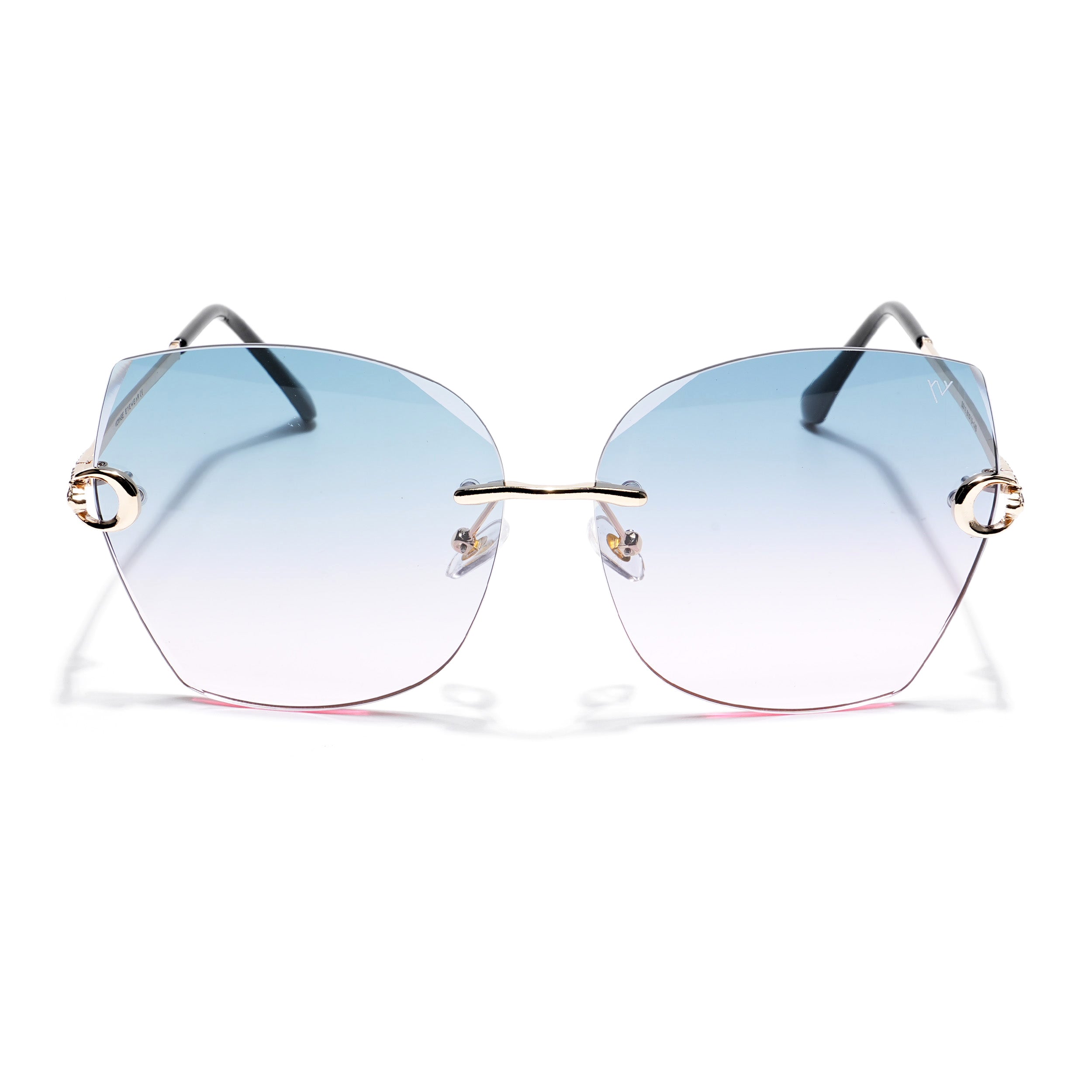 Elara | Blue and Pink Over Size Sunglasses MG2877