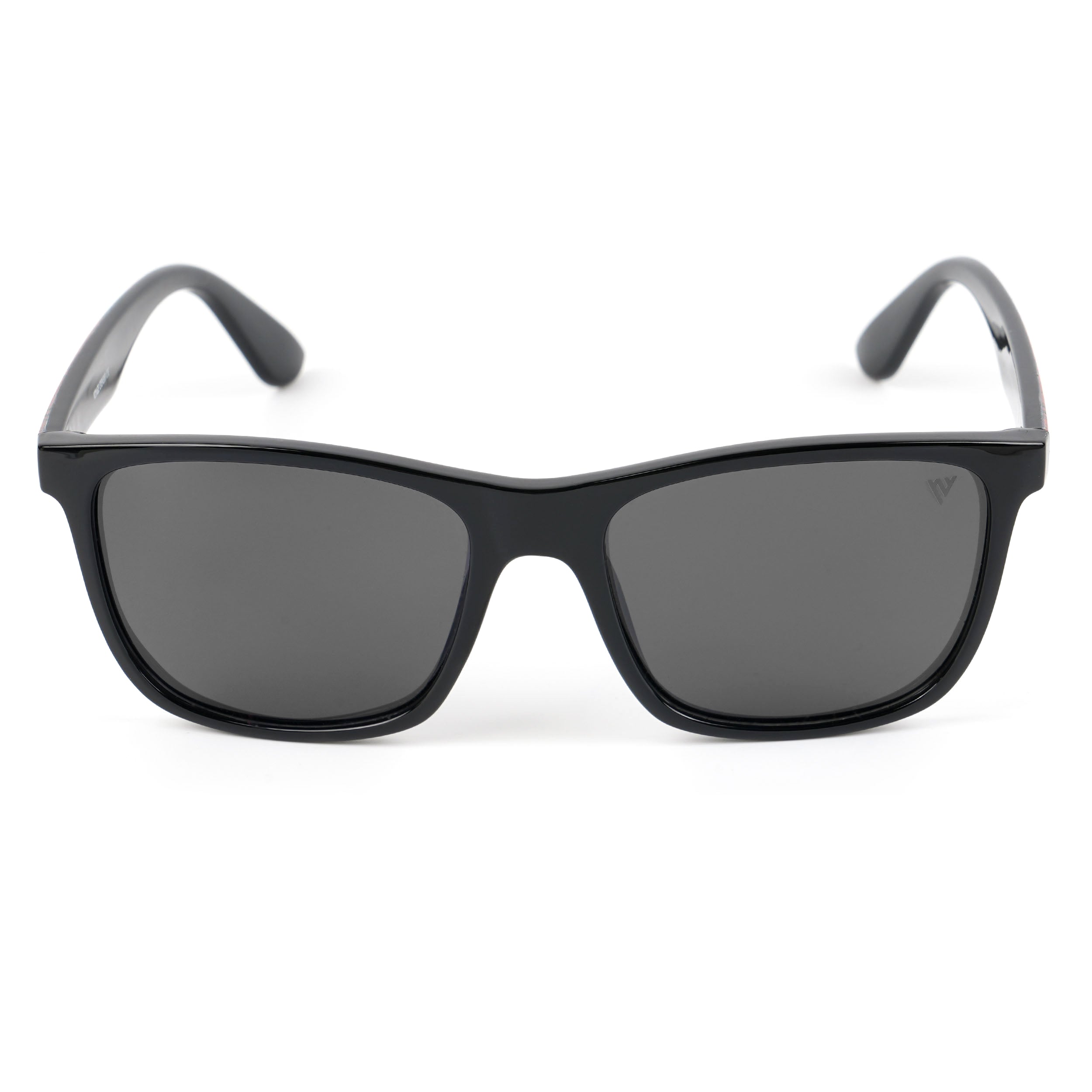 Square Polarized Sunglasses (Black Lens | Black Frame - PMG4812)