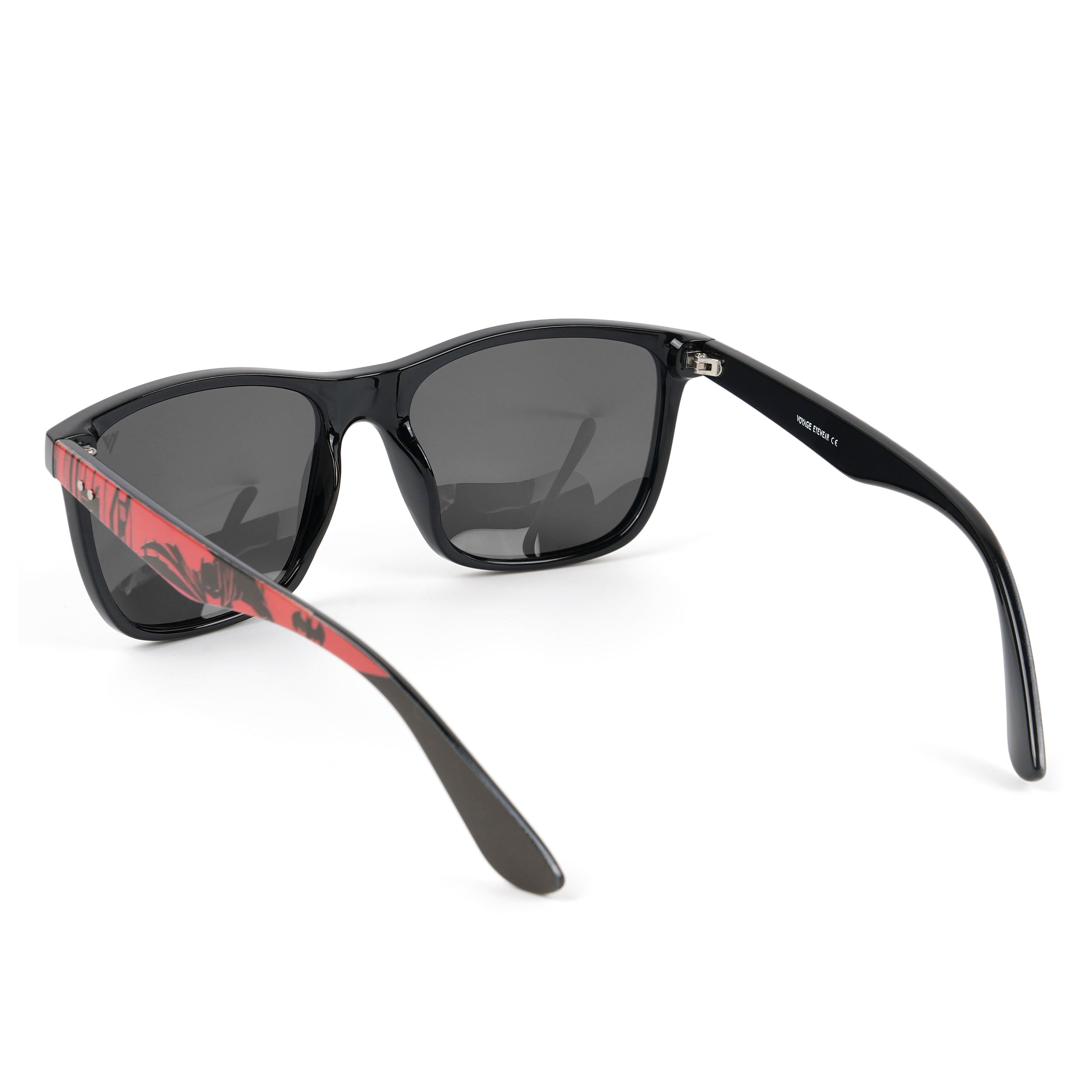 Square Polarized Sunglasses (Black Lens | Black Frame - PMG4812)