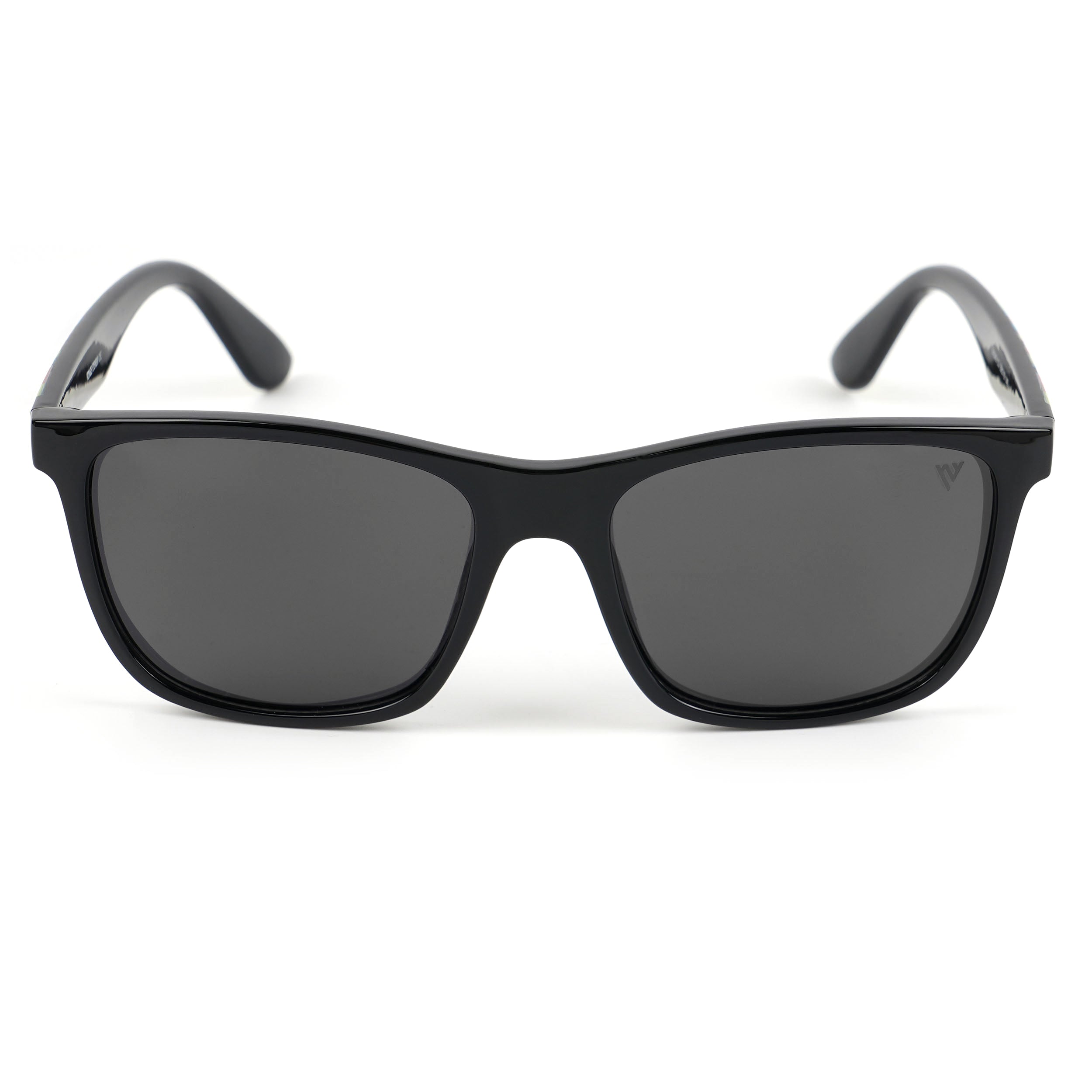 Square Polarized Sunglasses (Black Lens | Black Frame - PMG4813)