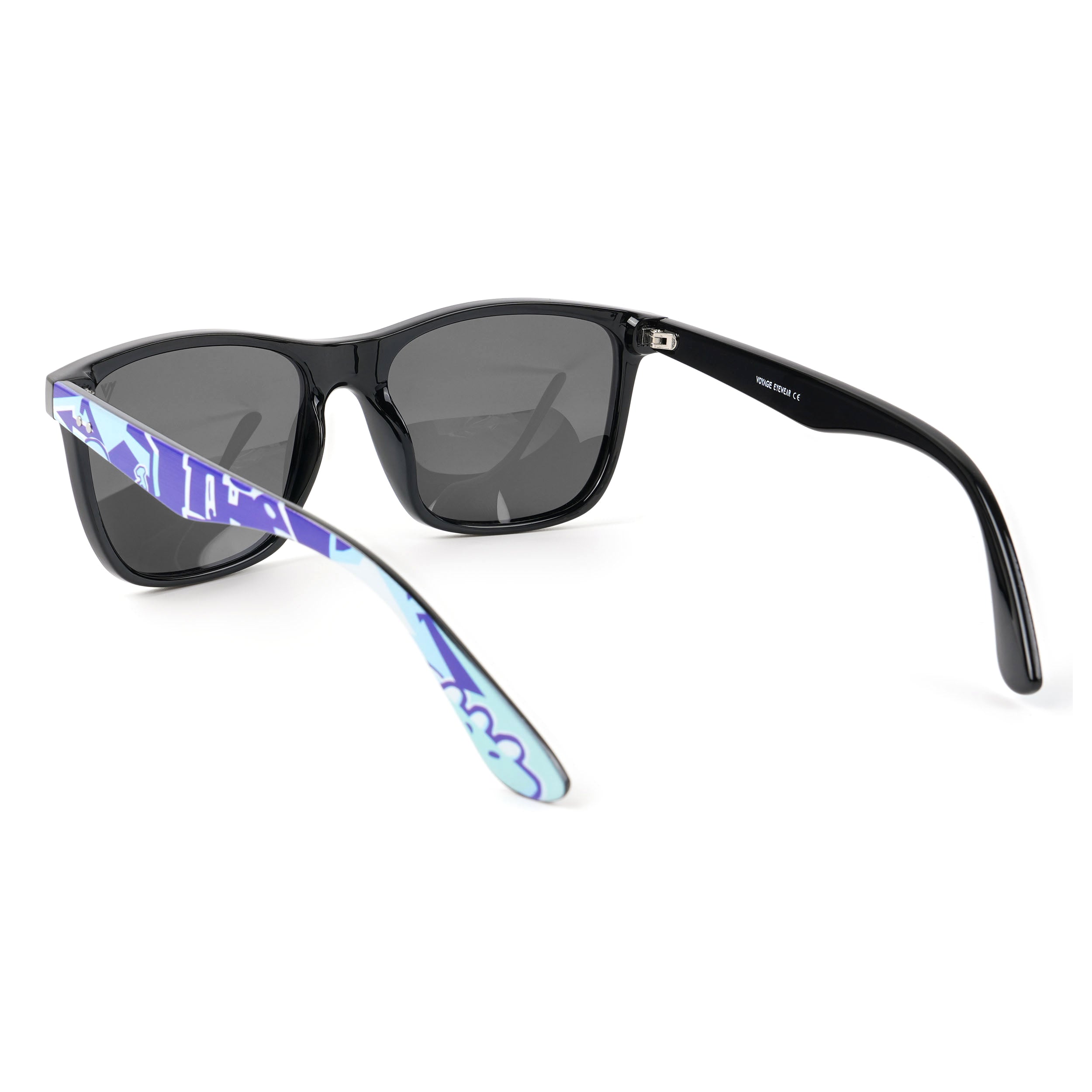 Square Polarized Sunglasses (Black Lens | Black Frame - PMG4814)