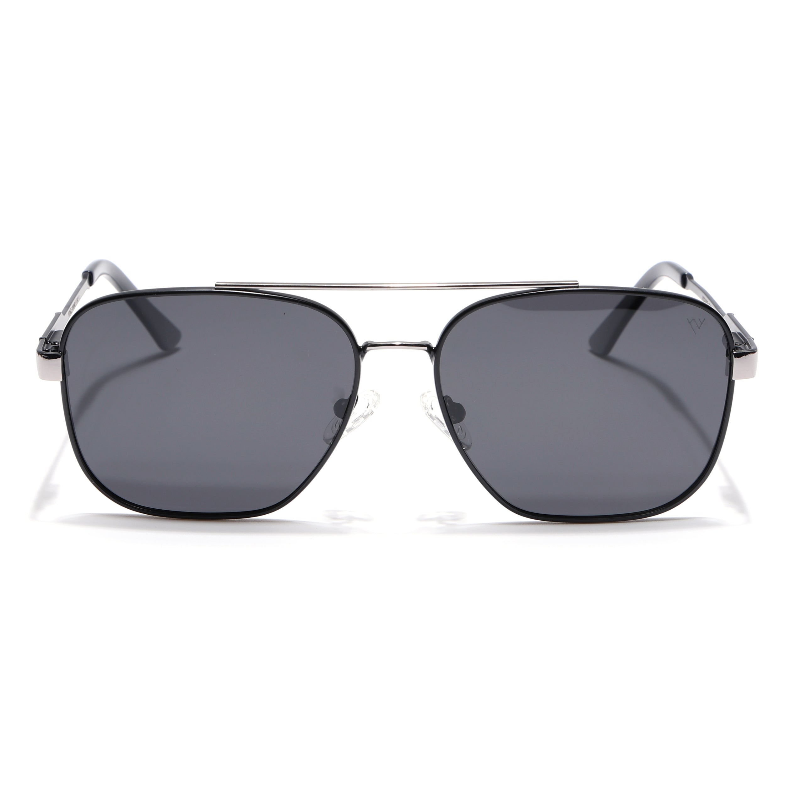 Wayfarer Polarized Sunglasses (Black Lens | Black & Grey Frame - PMG5315)