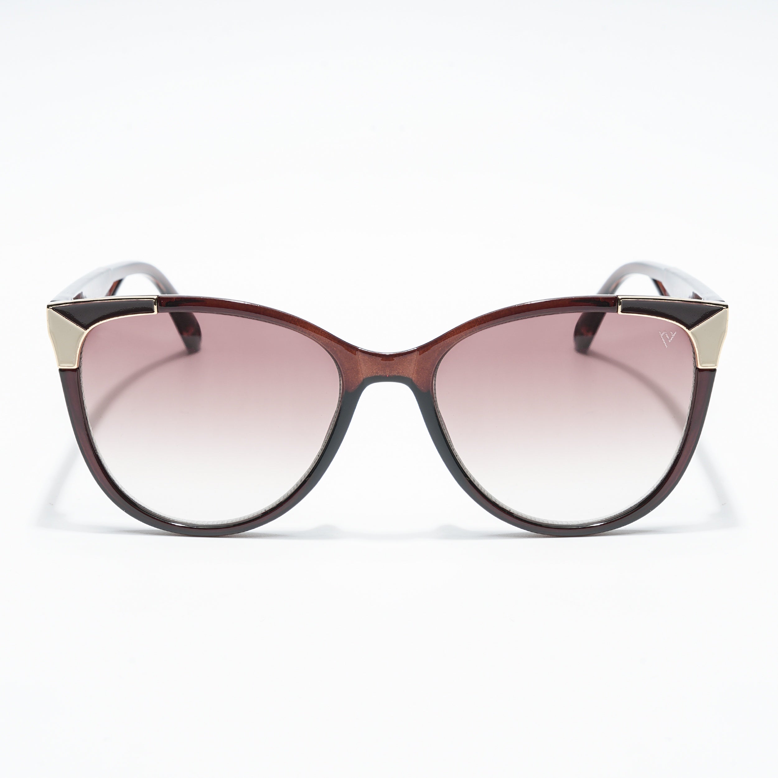 Voyage Brown Cateye Sunglasses for Women - MG4229