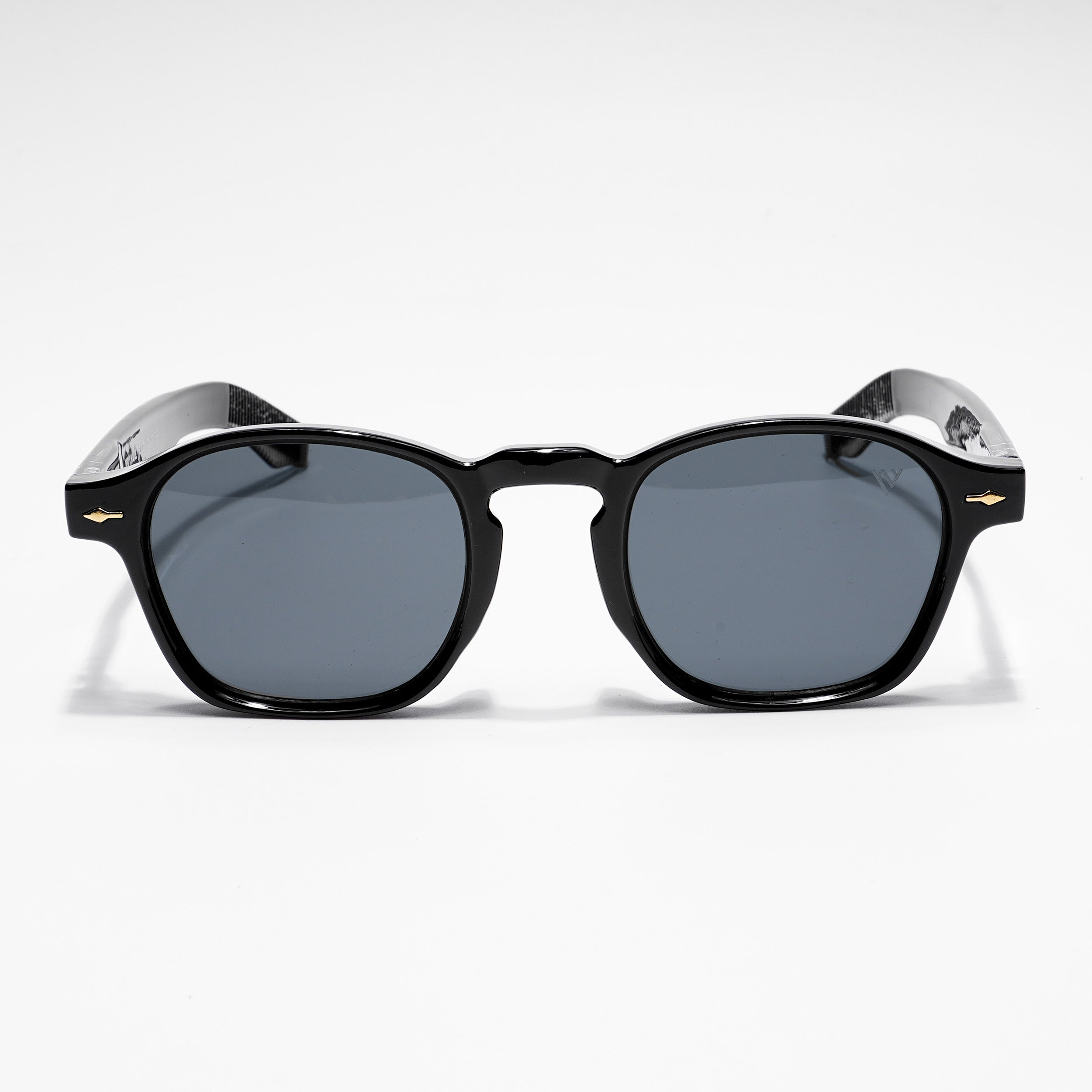 Voyage Black Round Sunglasses - MG3808