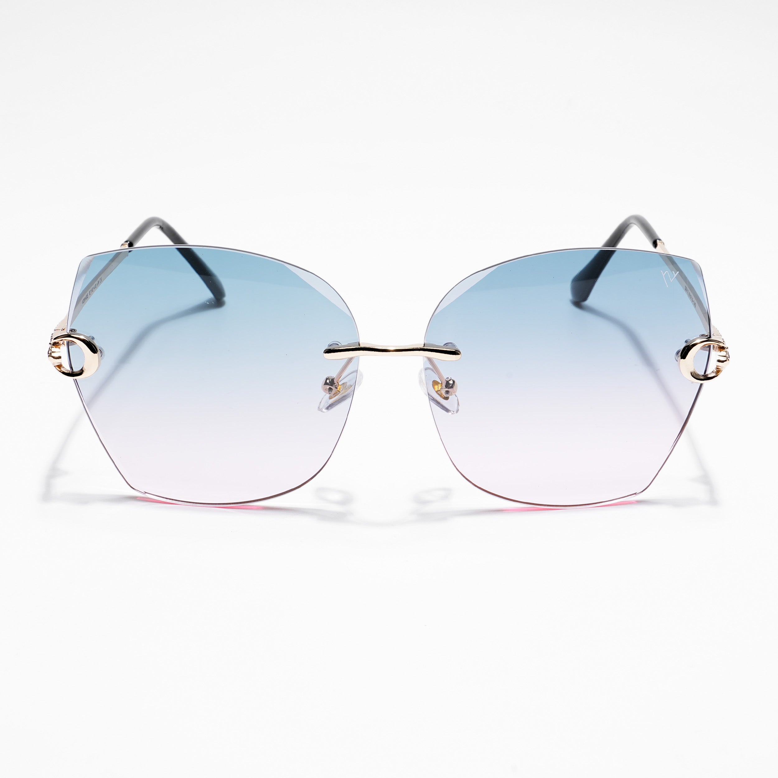 Voyage Blue and Pink Over Size Sunglasses MG2877